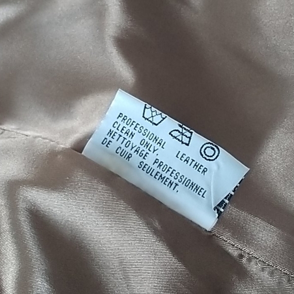 Nuage cGc Collection. Classic Tan Leather Jacket M - Picture 7 of 13